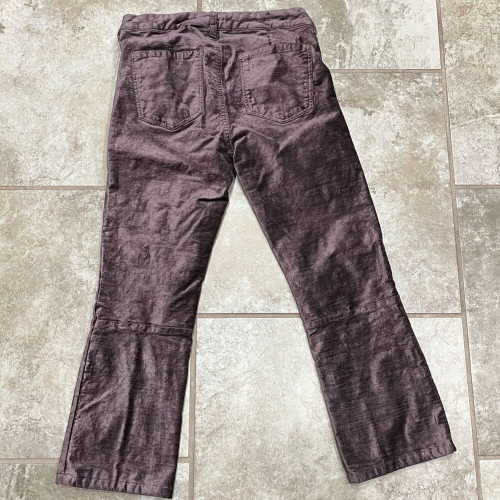 Free People Crushed Velvet Pants Size 28 – Mauve - Picture 5 of 12